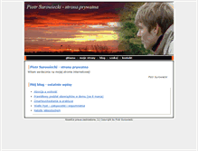 Tablet Screenshot of piotr.psur.pl